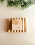 Five Botanical Soaps with Beechwood Soap Dish