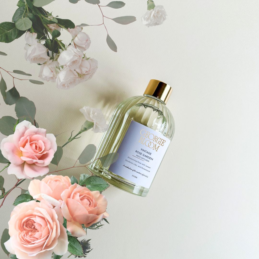 Vintage Rose Garden Aromatic Reed Diffuser