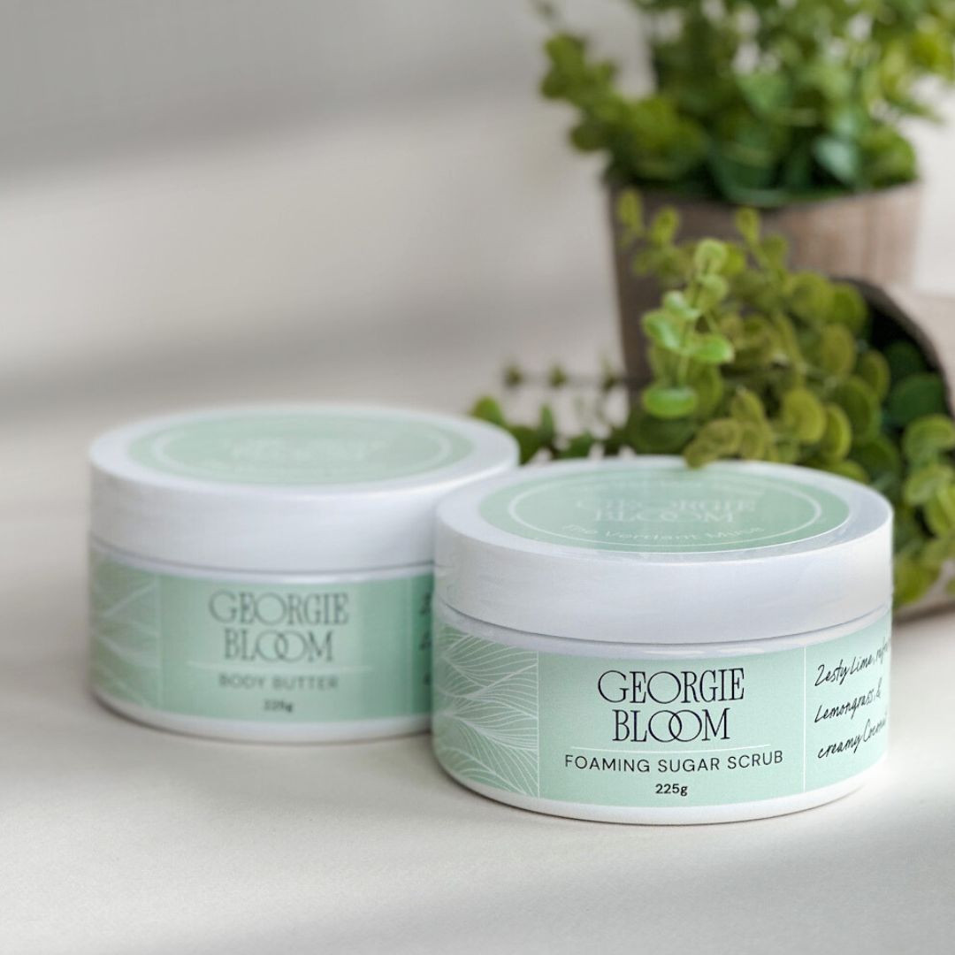 The Verdant Muse Body Butter and Scrub Duo