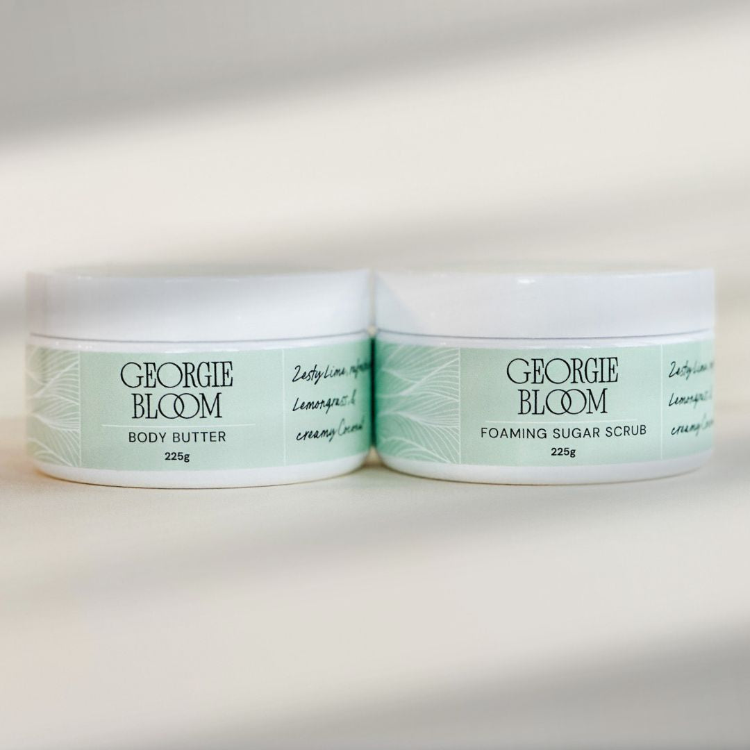 The Verdant Muse Body Butter and Scrub Duo